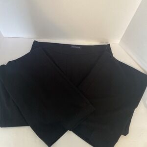 NEW ANN TAYLOR $119 BLACK SIDE ZIP TROUSER PANTS SZ‎ 8